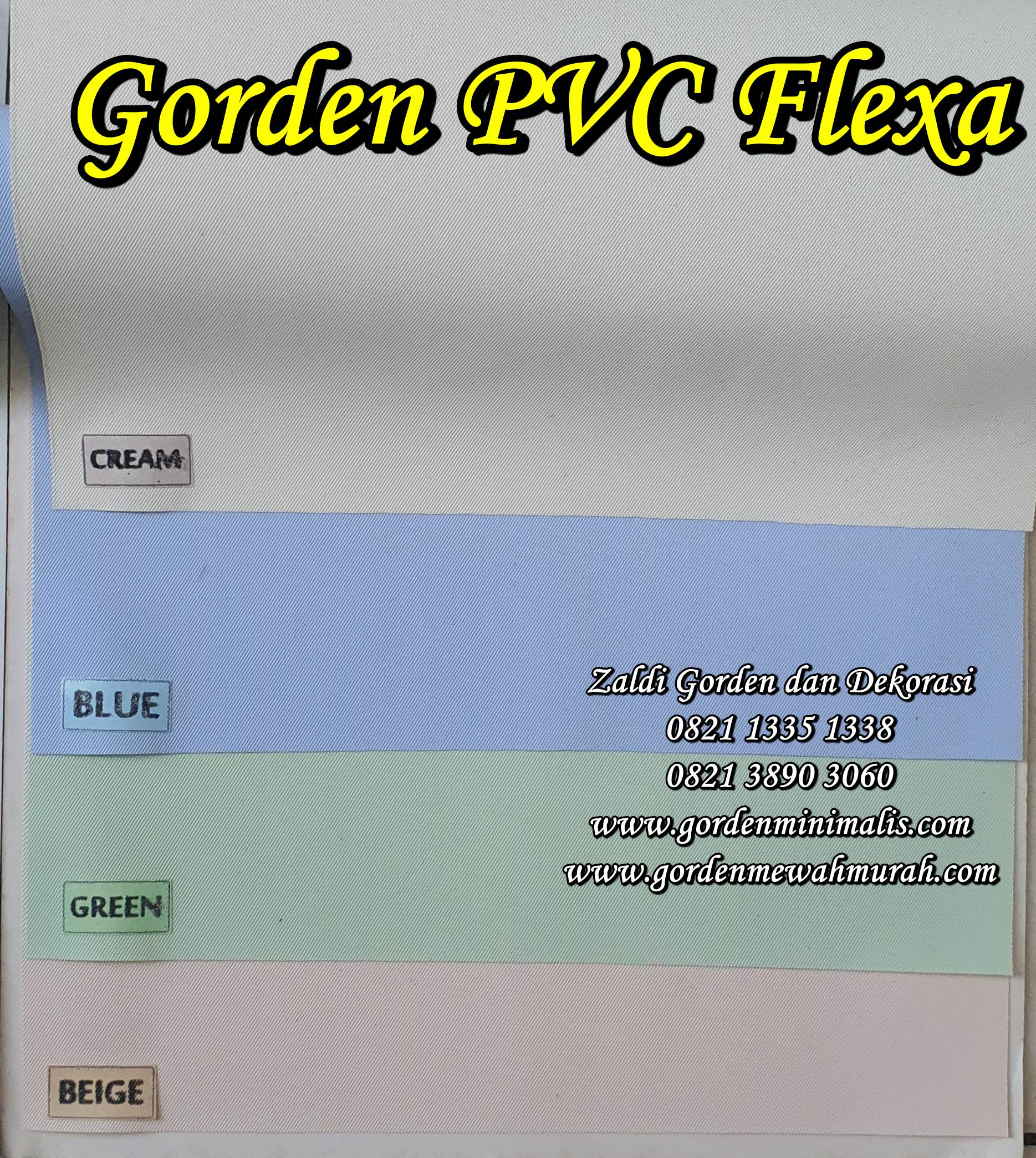 Gorden PVC Flexa ketebalan 0.25 mm