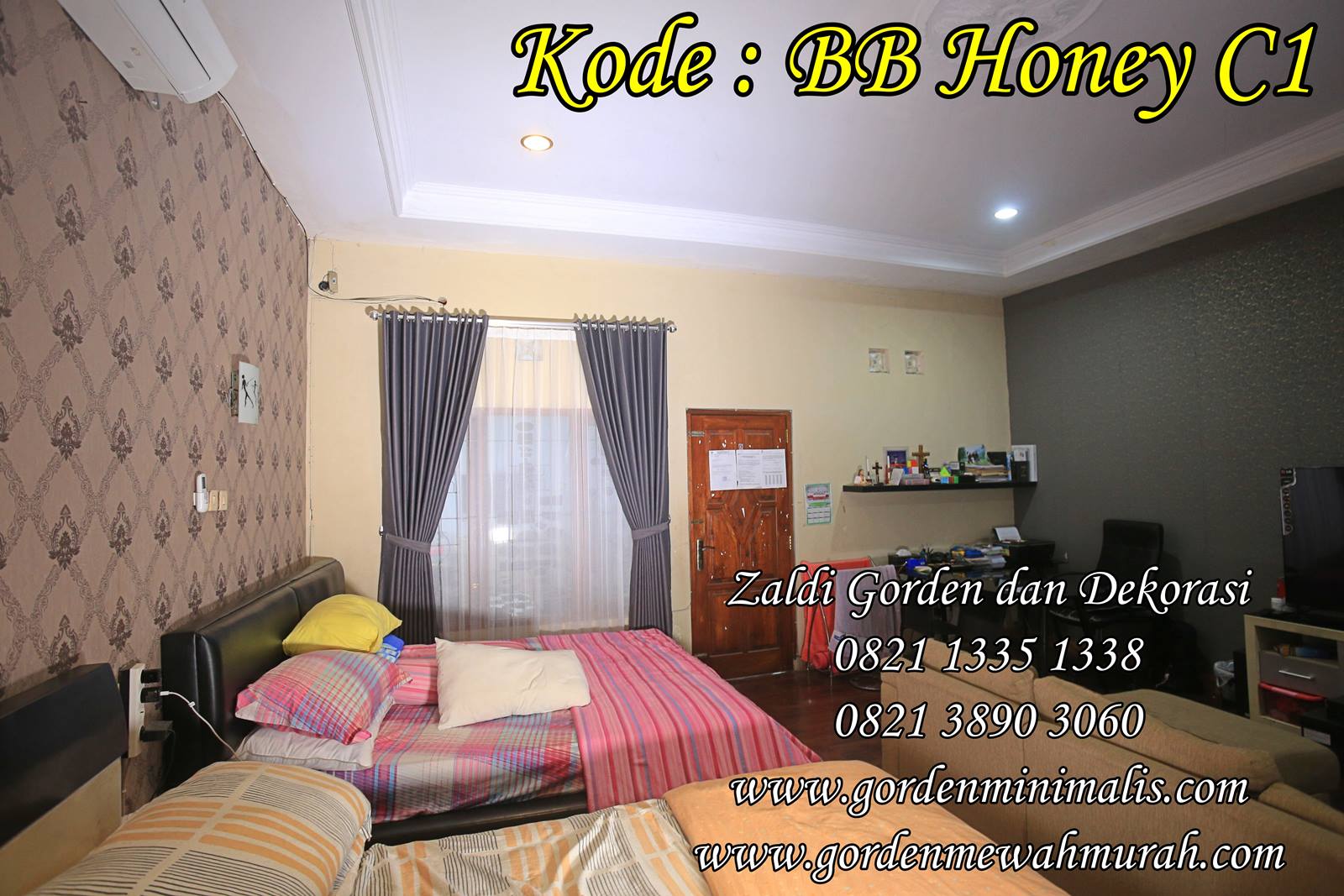 Gorden blackout untuk jendela rumah minimalis bahan bb Honey C1 i Gorden blackout untuk jendela rumah minimalis bahan bb Honey C1 i