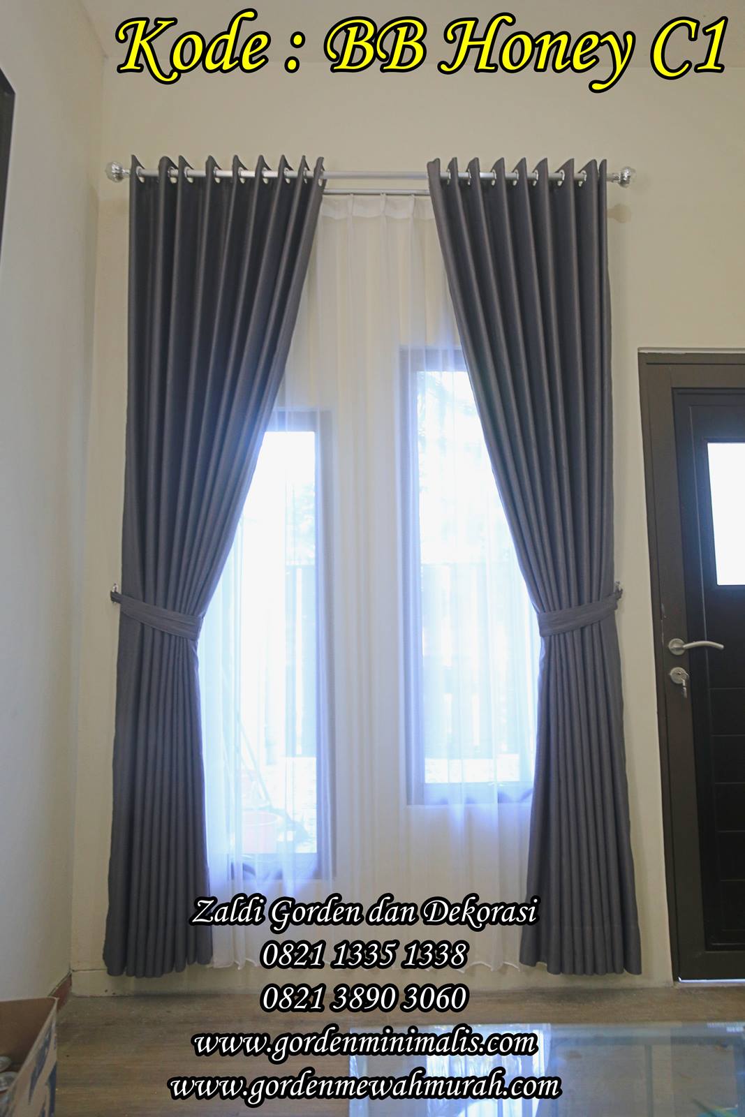 Gorden blackout untuk jendela rumah minimalis bahan bb Honey C1 j Gorden blackout untuk jendela rumah minimalis bahan bb Honey C1 j
