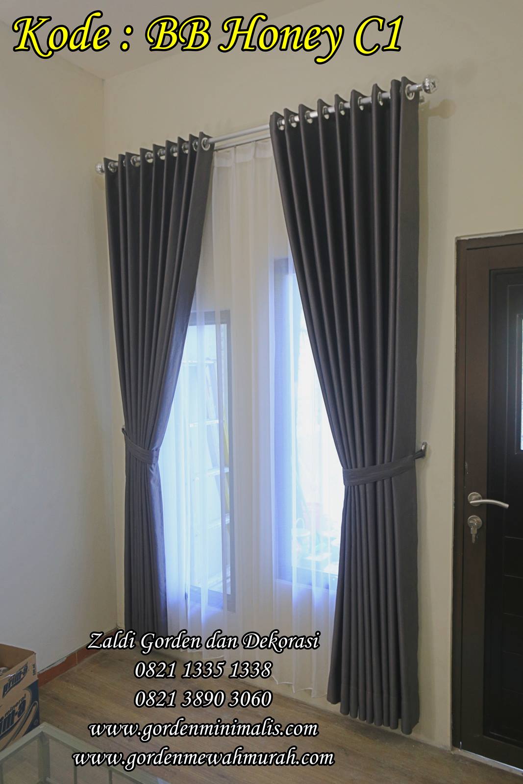 Gorden blackout untuk jendela rumah minimalis bahan bb Honey C1 k Gorden blackout untuk jendela rumah minimalis bahan bb Honey C1 k