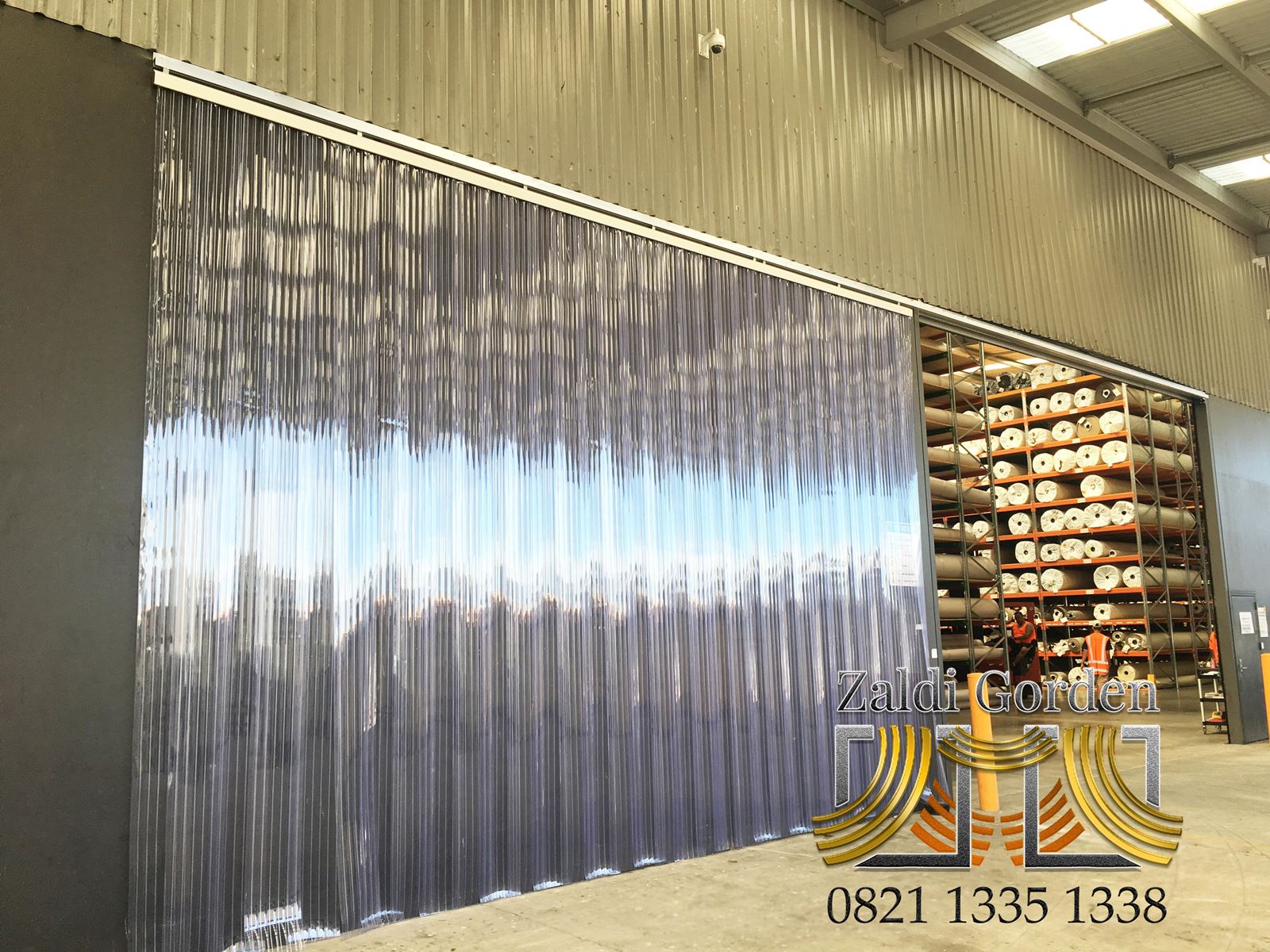 Tirai Plastik transparan PVC Strip Curtain