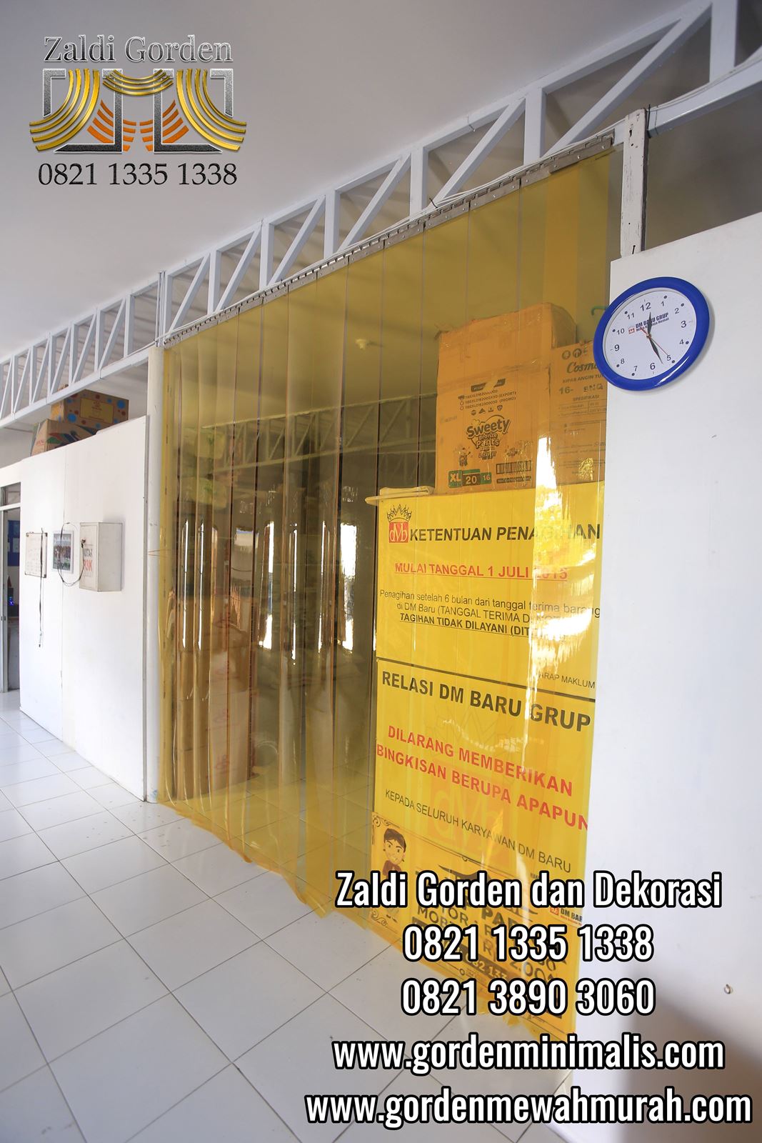 Tirai Plastik Transparan 11