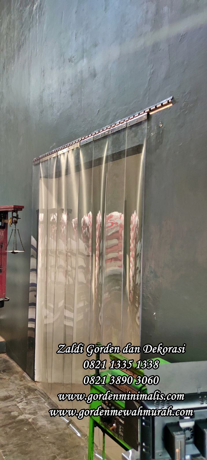 Tirai Plastik Transparan 13