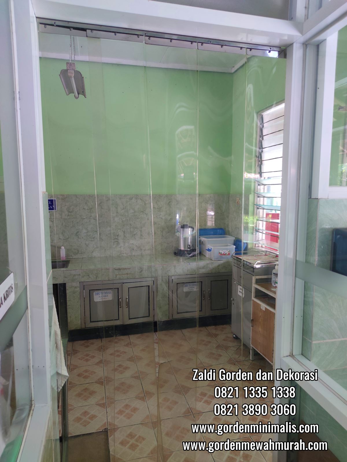 Tirai Plastik Transparan 14