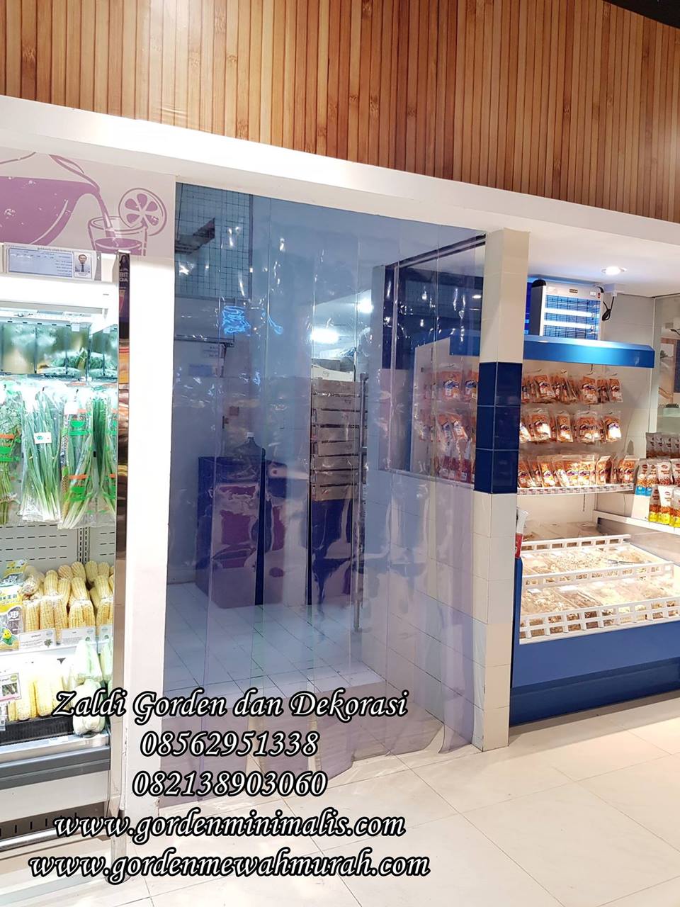 Tirai Plastik Transparan