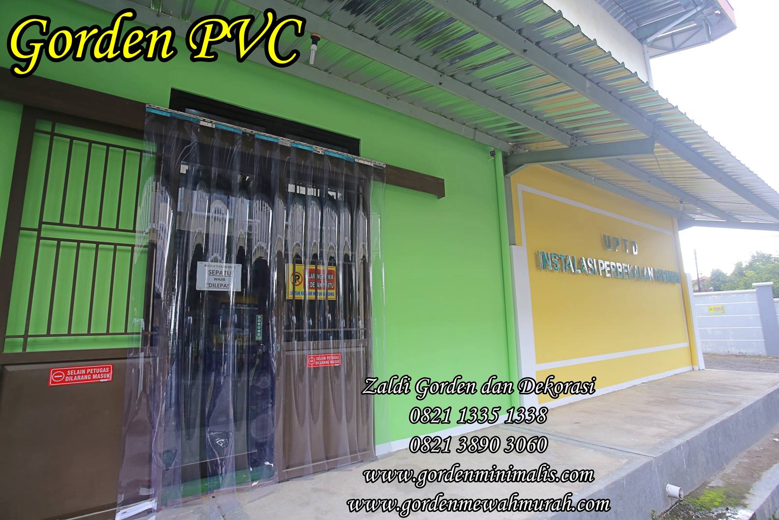 Tirai Plastik Transparan Grade A untuk pintu gudang restoran industri (5)