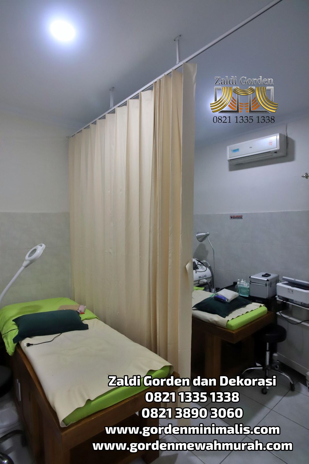 Gorden Rumah Sakit Bahan PVC anti noda anti bakteri fire retandant 4