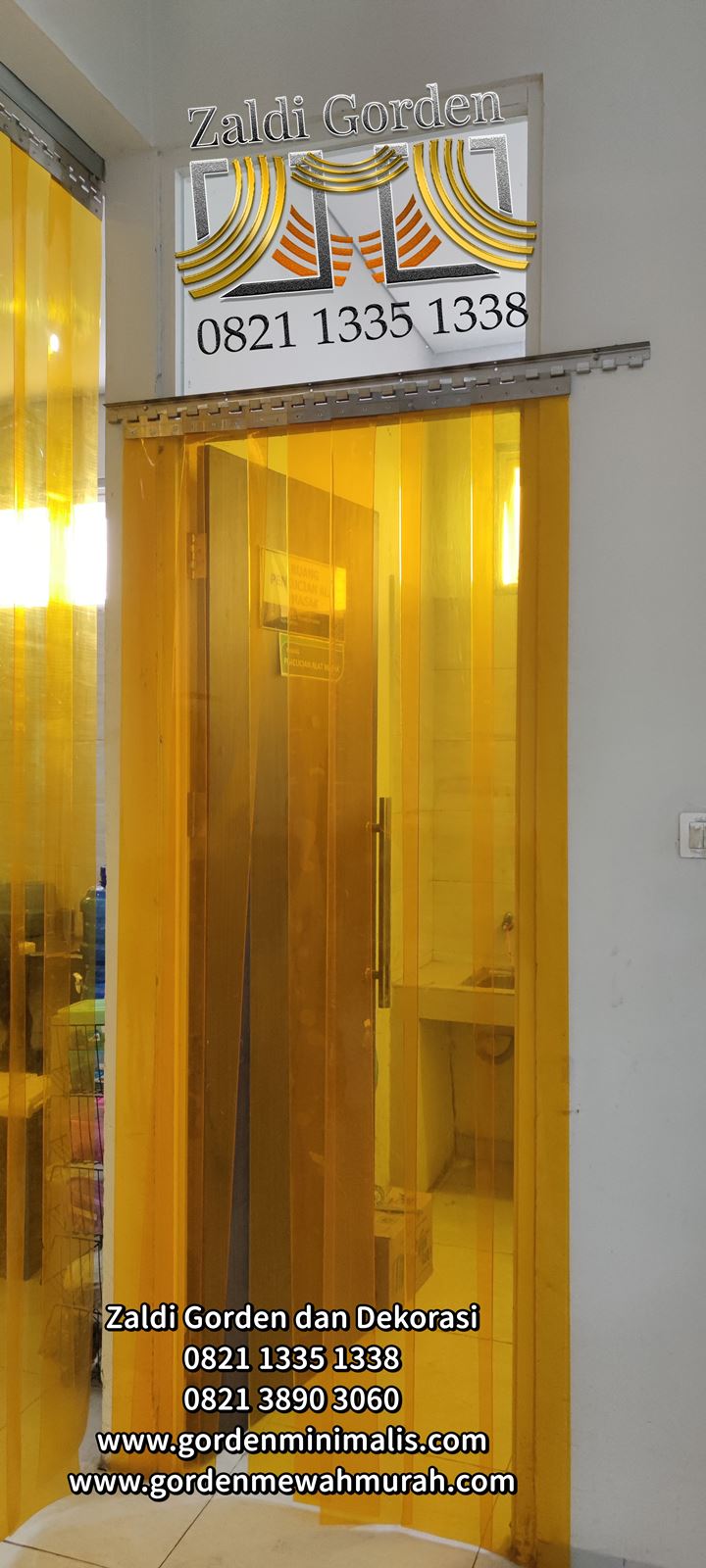 Tirai Gorden Plastik PVC Transparan Untuk penyekat ruangan anti serangga pintu pabrik gudang restoran (5)