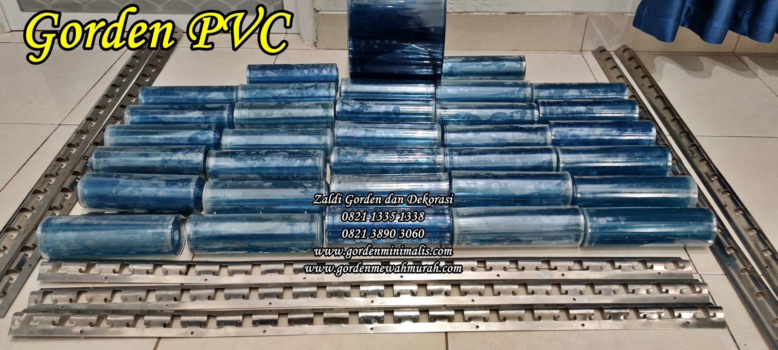 Tirai gorden Plastik transparan PVC Strip curtain cold storage 3