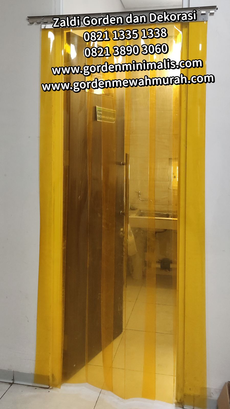 Tirai gorden Plastik transparan PVC cold storage 8