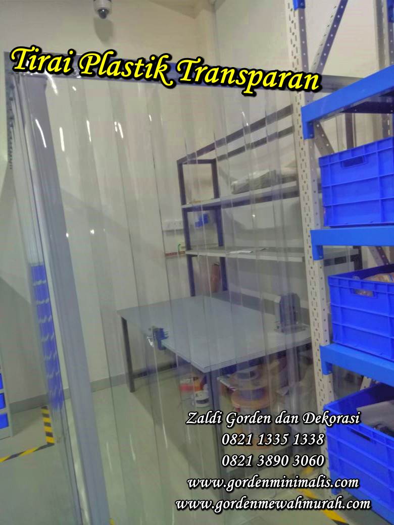 Tirai plastik jendela gorden plastik transparan untuk pintu pabrik industri rumah sakit cold storage penyekat 1 (2)