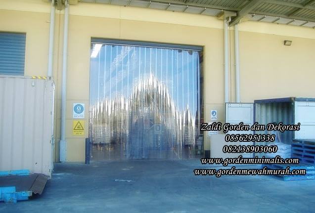gorden plastik penyekat ruangan dapur rumah sakit toko industri pabrik pvc strip curtain 50