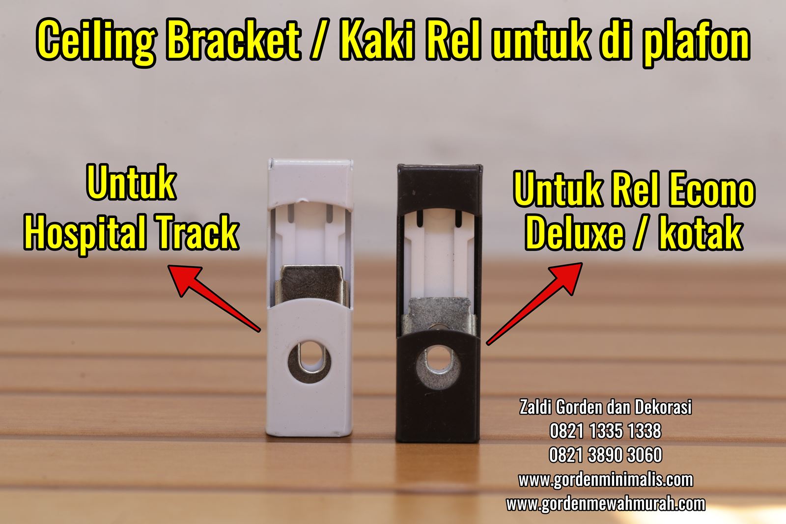 Ceiling Bracket kaki rel gorden hospital track econo deluxe untuk di atap plafon 1