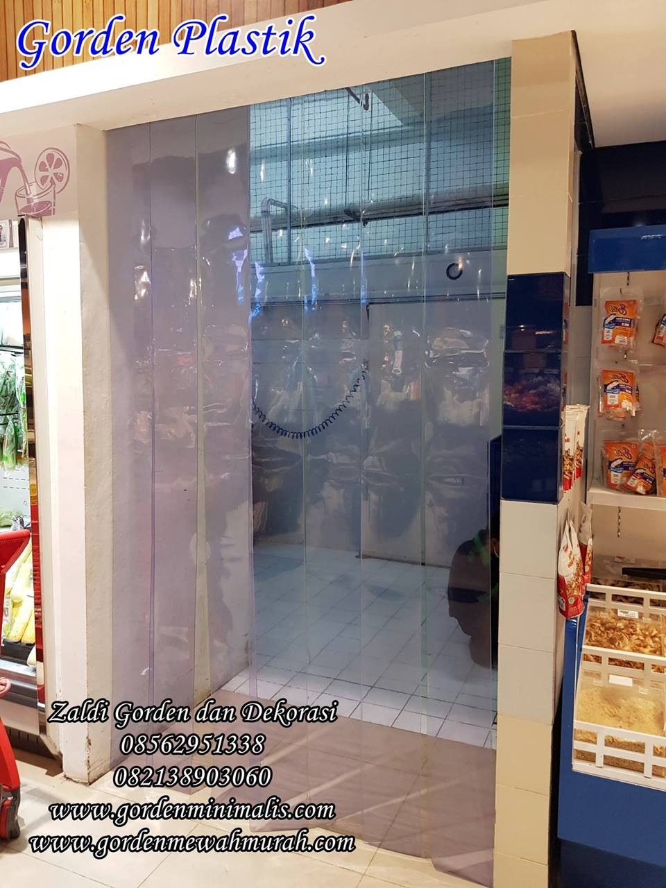 Gorden pembatas penyekat Ruang bersih dapur restoran dan rumah sakit (1)
