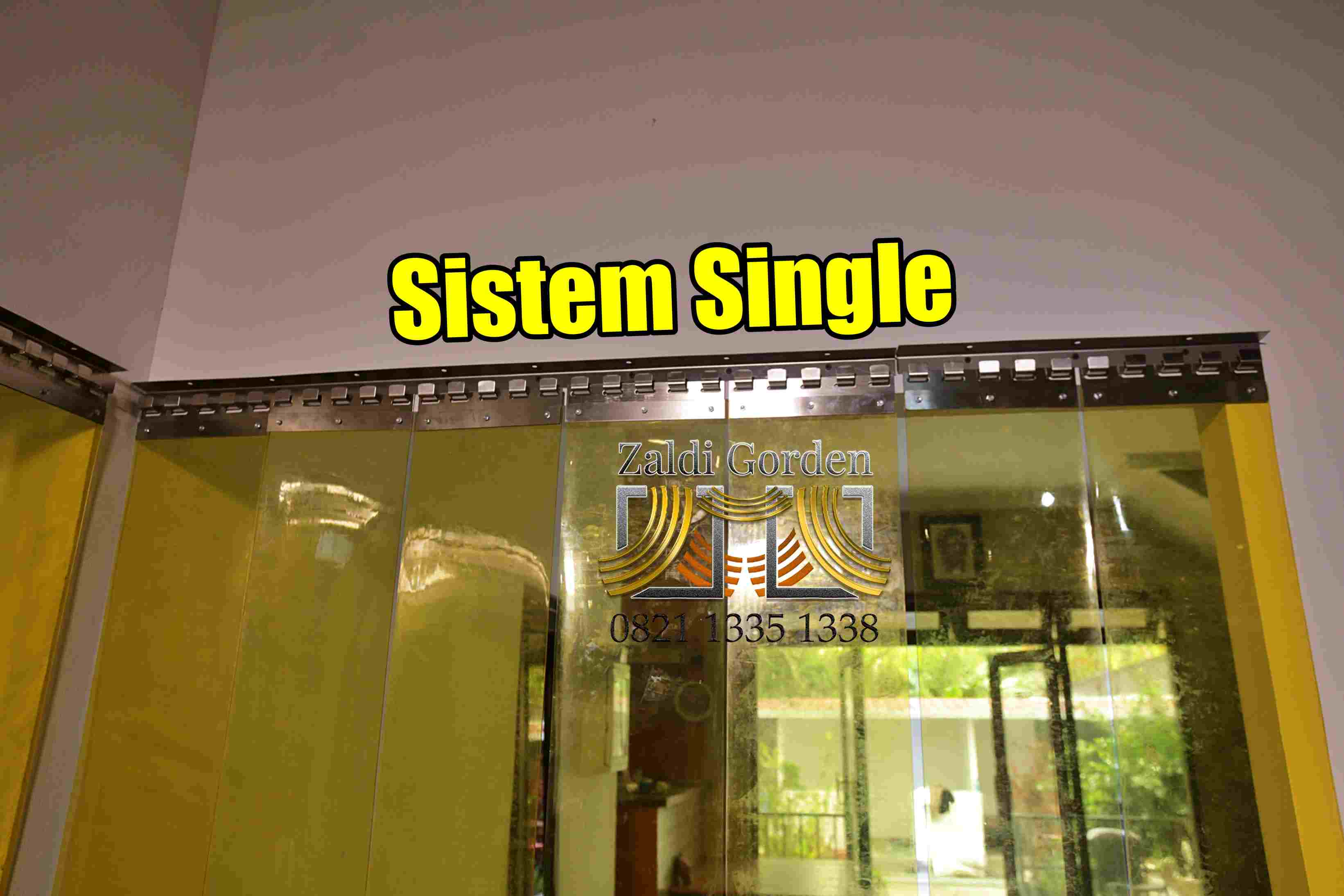 Tirai Plastik Transparan Anti Serangga dari Zaldi Gorden untuk menjaga ruang bersih dapur dan gudang anda