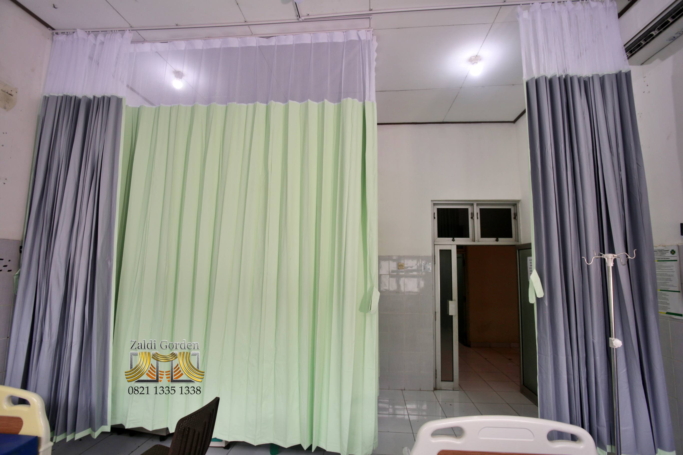 Gorden PVC Gorden Rumah Sakit anti noda anti bakteri fire retandant 15